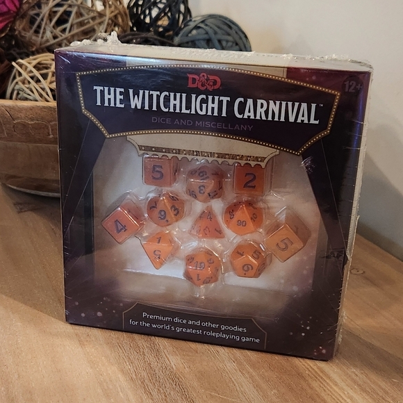 Dungeons And Dragons The Witchlight Carnival Dice Set New In Box NIB Sealed - Picture 1 of 11